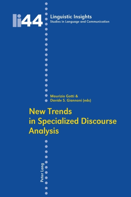 New Trends in Specialized Discourse Analysis, Paperback / softback Book