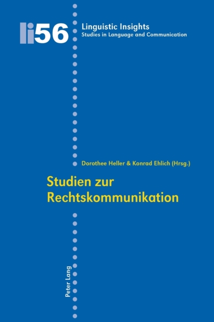 Studien zur Rechtskommunikation, Paperback / softback Book