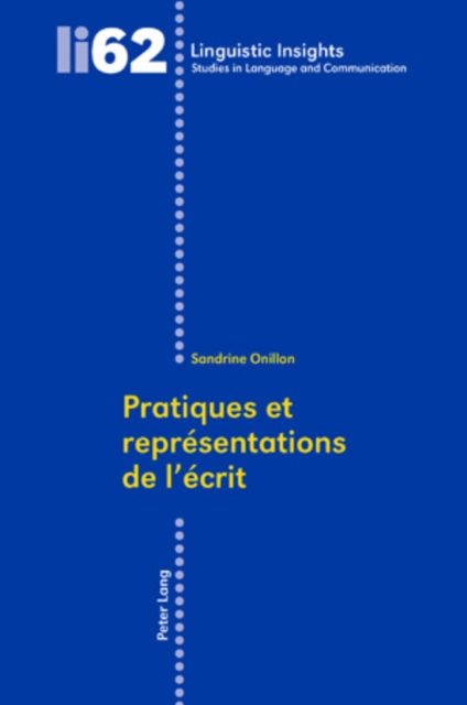 Pratiques Et Representations de l'Ecrit, Paperback / softback Book