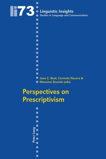 Perspectives on Prescriptivism, Paperback / softback Book