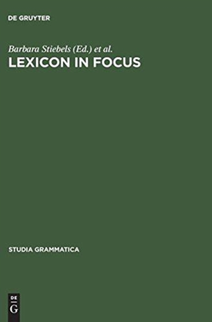 Lexicon in Focus, Hardback Book