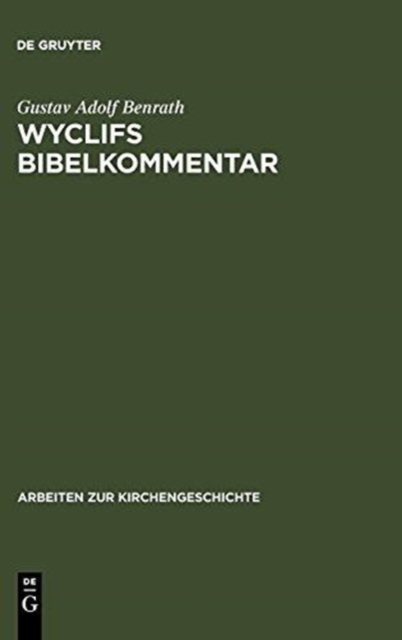 Wyclifs Bibelkommentar, Hardback Book