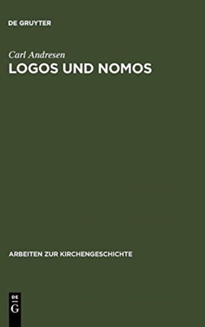 Logos und Nomos, Hardback Book