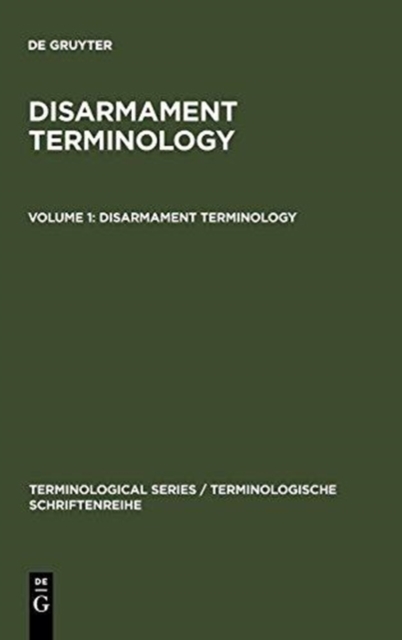 Disarmament Terminology : In English, German, French, Spanish, Russian, Hardback Book