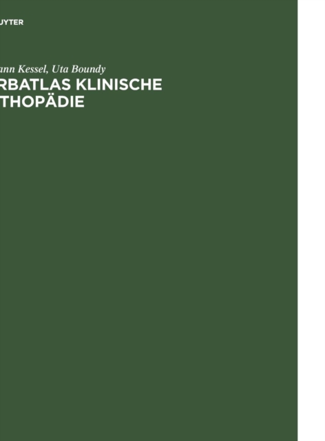 Farbatlas Klinische Orthop?die, Hardback Book