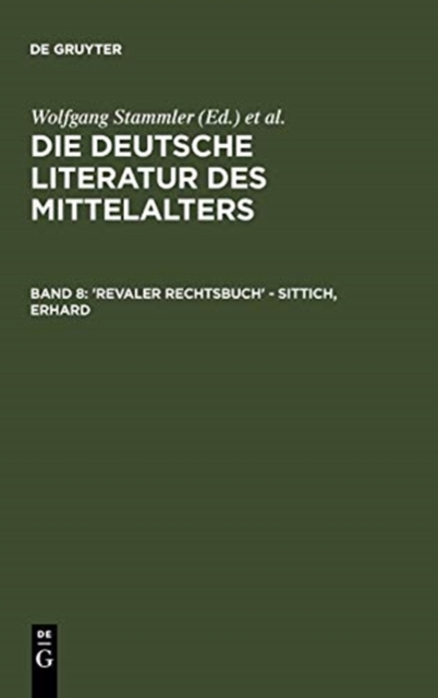'Revaler Rechtsbuch' - Sittich, Erhard, Hardback Book