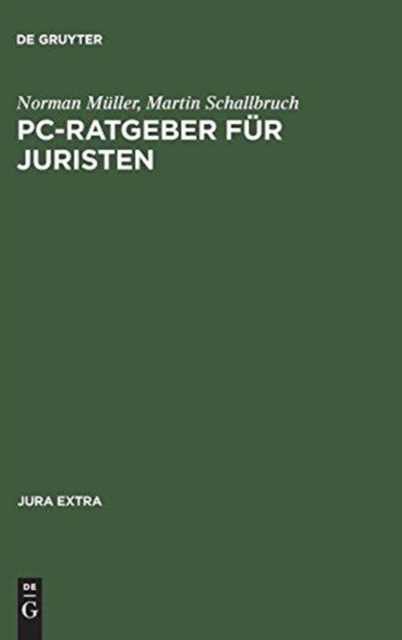 PC-Ratgeber f?r Juristen, Hardback Book
