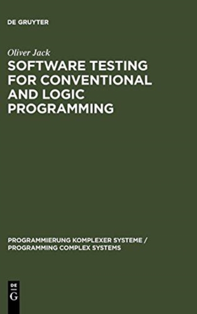 Software Testing for Conventional and Logic Programming, Hardback Book