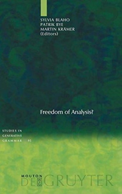 Freedom of Analysis?, Hardback Book