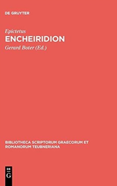 Encheiridion, Hardback Book
