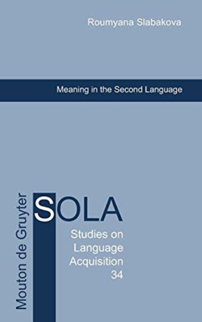 Meaning in the Second Language, Hardback Book