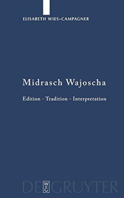 Midrasch Wajoscha, Hardback Book