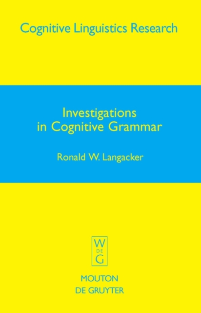 Investigations in Cognitive Grammar, PDF eBook