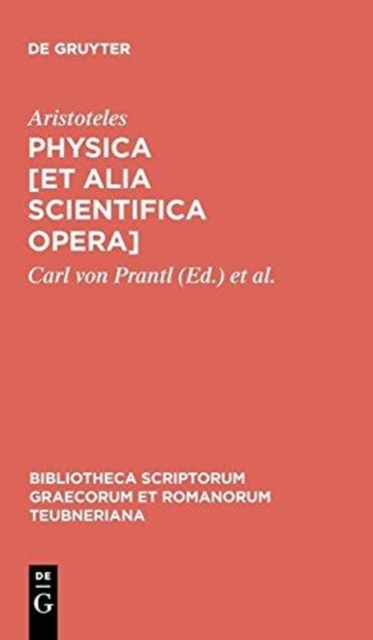 Physica [Et Alia Scientifica Opera], Hardback Book