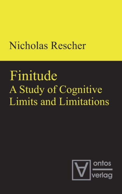 Finitude : A Study of Cognitive Limits and Limitations, Hardback Book
