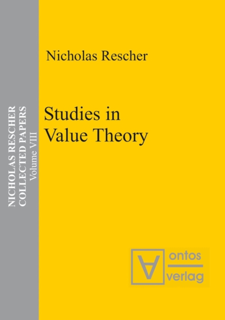 Studies in Value Theory, PDF eBook