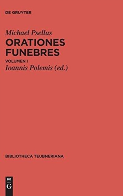Orationes funebres : Volumen 1, Hardback Book