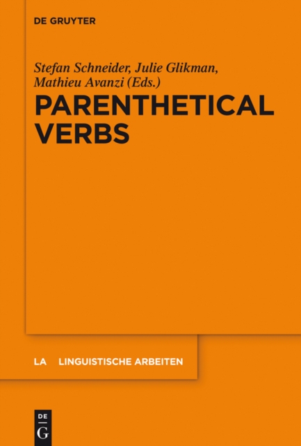 Parenthetical Verbs, PDF eBook