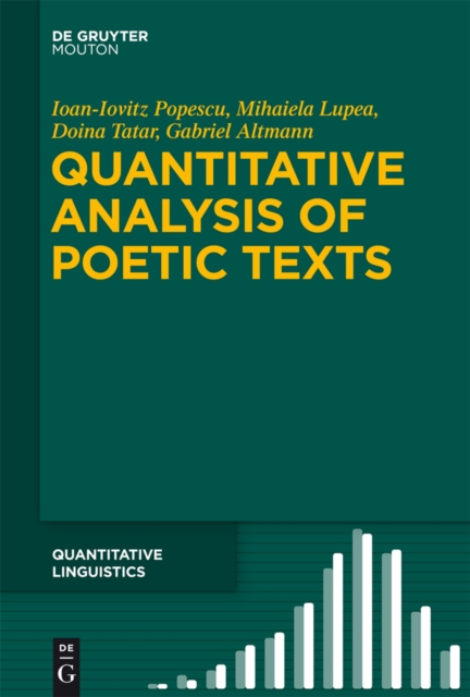 Quantitative Analysis of Poetic Texts, EPUB eBook