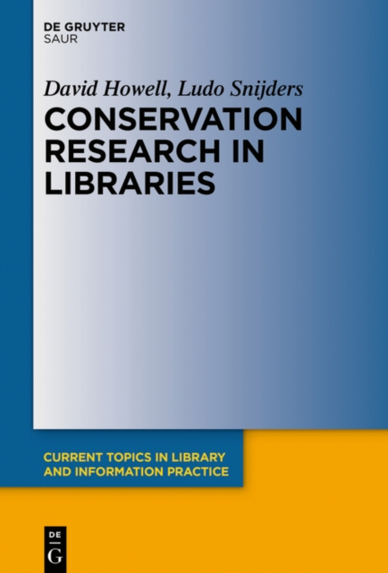 Conservation Research in Libraries, EPUB eBook