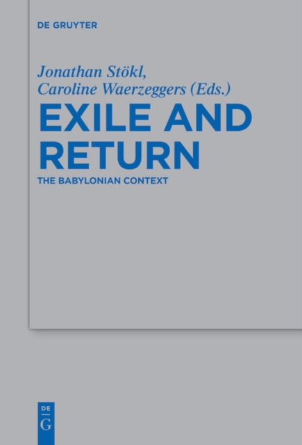 Exile and Return : The Babylonian Context, PDF eBook