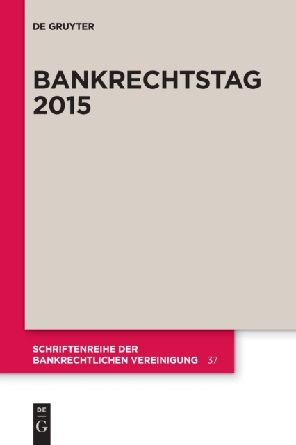 Bankrechtstag 2015, Paperback / softback Book