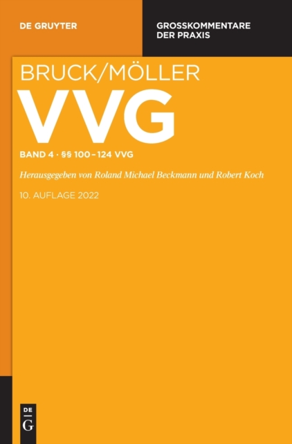 §§ 100-124 VVG : AVB D&O 2020, Hardback Book