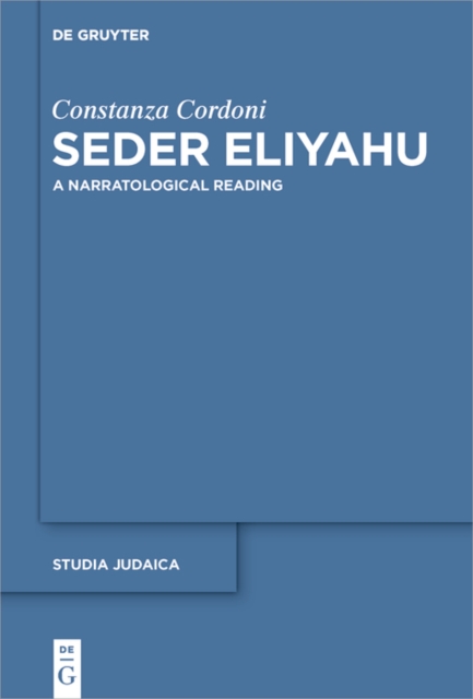 Seder Eliyahu : A Narratological Reading, EPUB eBook