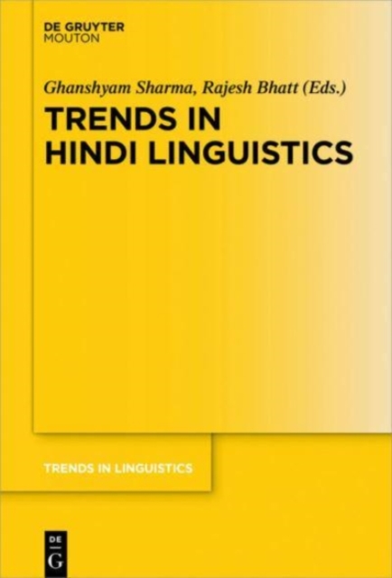 Trends in Hindi Linguistics, Hardback Book