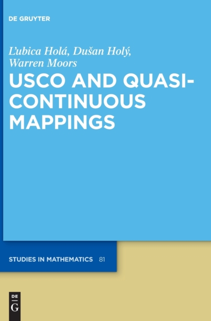 USCO and Quasicontinuous Mappings, Hardback Book