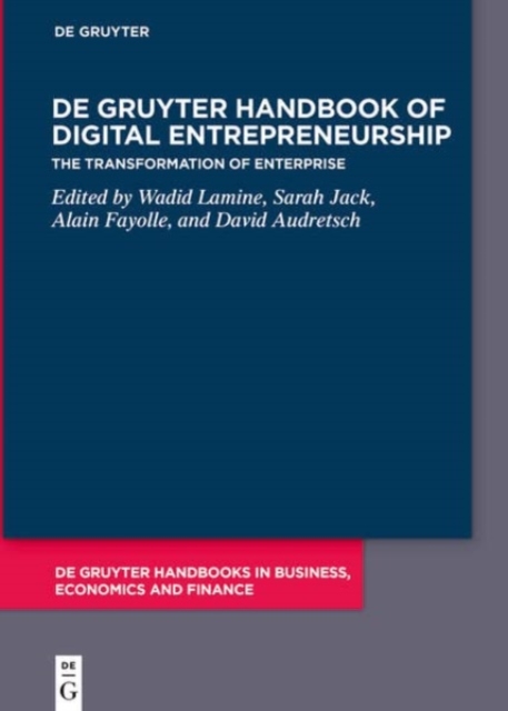 De Gruyter Handbook of Digital Entrepreneurship, Hardback Book