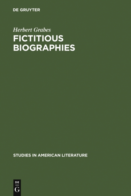 Fictitious Biographies : Vladimir Nabokov's English Novels, PDF eBook