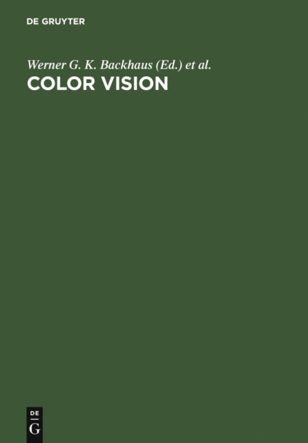 Color Vision : Perspectives from Different Disciplines, PDF eBook