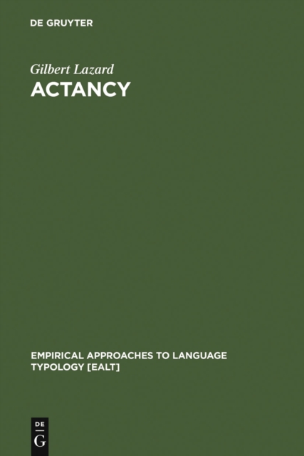 Actancy, PDF eBook