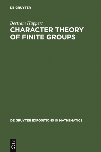 Character Theory of Finite Groups, PDF eBook