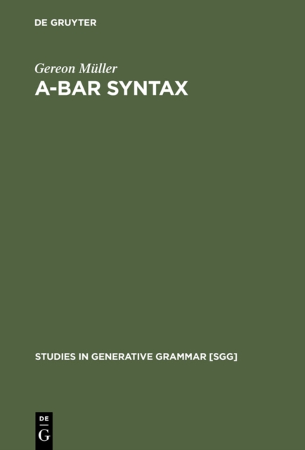 A-bar Syntax : A Study in Movement Types, PDF eBook