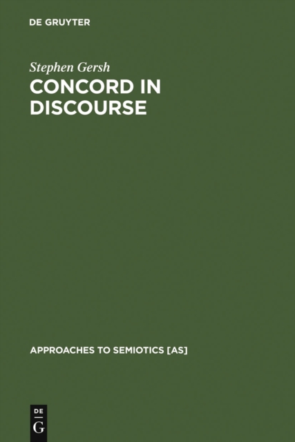 Concord in Discourse : Harmonics and Semiotics in Late Classical and Early Medieval Platonism, PDF eBook