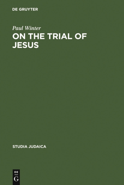 On the Trial of Jesus, PDF eBook