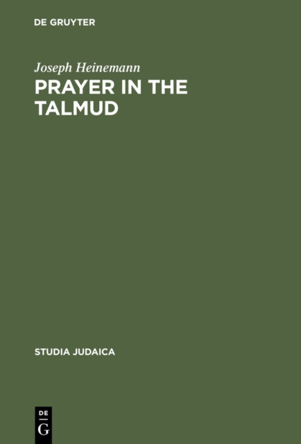 Prayer in the Talmud, PDF eBook