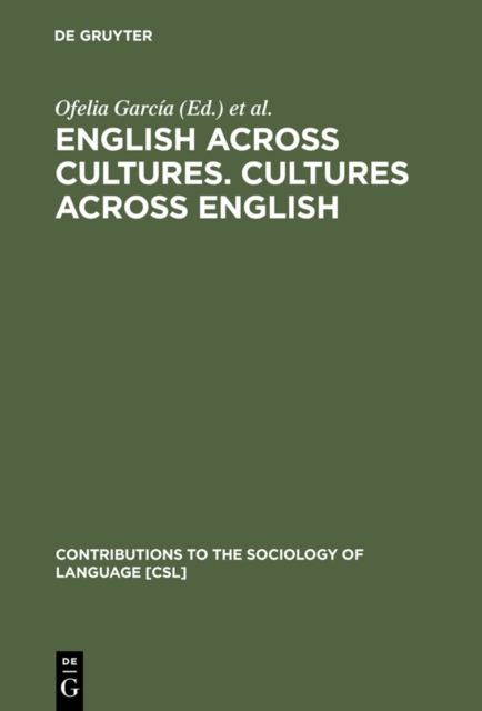 English across Cultures. Cultures across English : A Reader in Cross-cultural Communication, PDF eBook