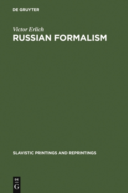 Russian Formalism : History - Doctrine, PDF eBook