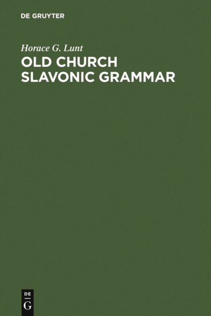 Old Church Slavonic Grammar, PDF eBook
