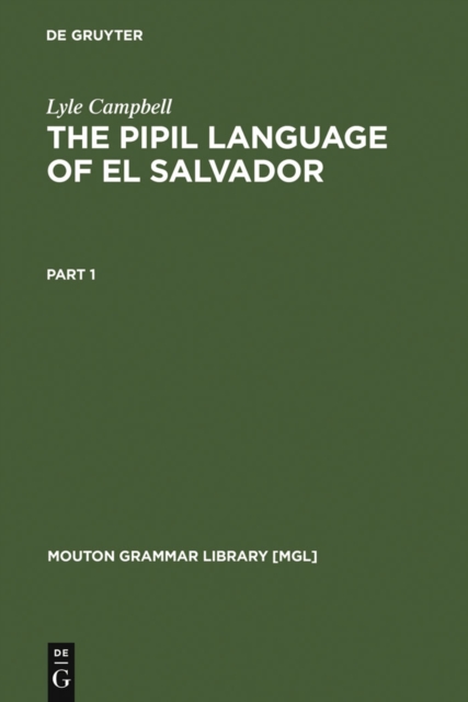 The Pipil Language of El Salvador, PDF eBook