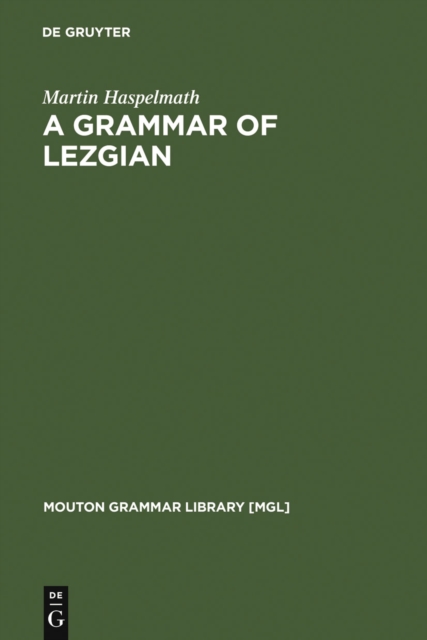 A Grammar of Lezgian, PDF eBook