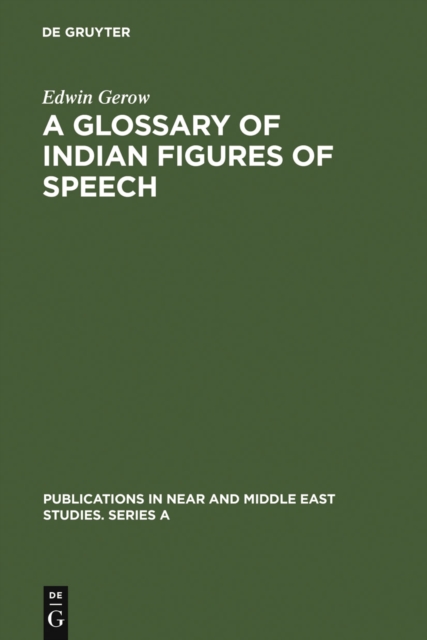 A Glossary of Indian Figures of Speech, PDF eBook