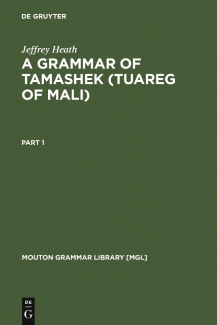 A Grammar of Tamashek (Tuareg of Mali), PDF eBook