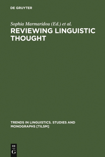 Reviewing Linguistic Thought : Converging Trends for the 21st Century, PDF eBook