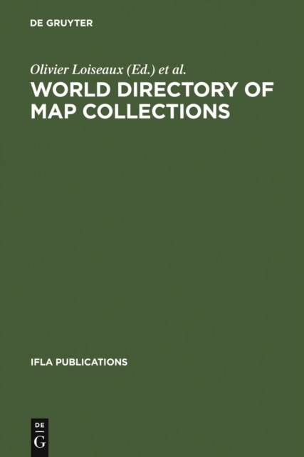 World Directory of Map Collections : 4th Edition, PDF eBook