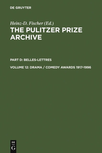 Drama / Comedy Awards 1917-1996, PDF eBook