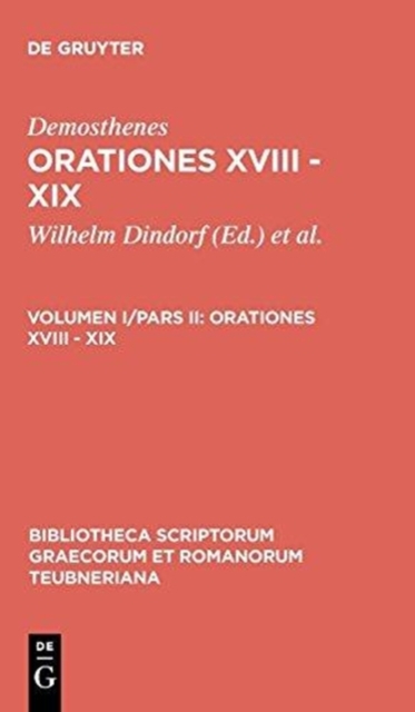 Orationes XVIII - XIX, Hardback Book